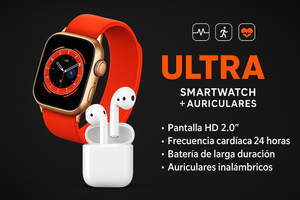 smartwatch + auriculares